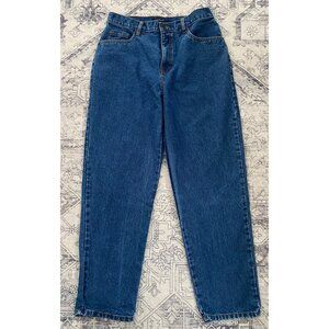Vintage Bill Blass Jeans Womens Size 12 Easy Fit High Waisted Denim Cotton Mom
